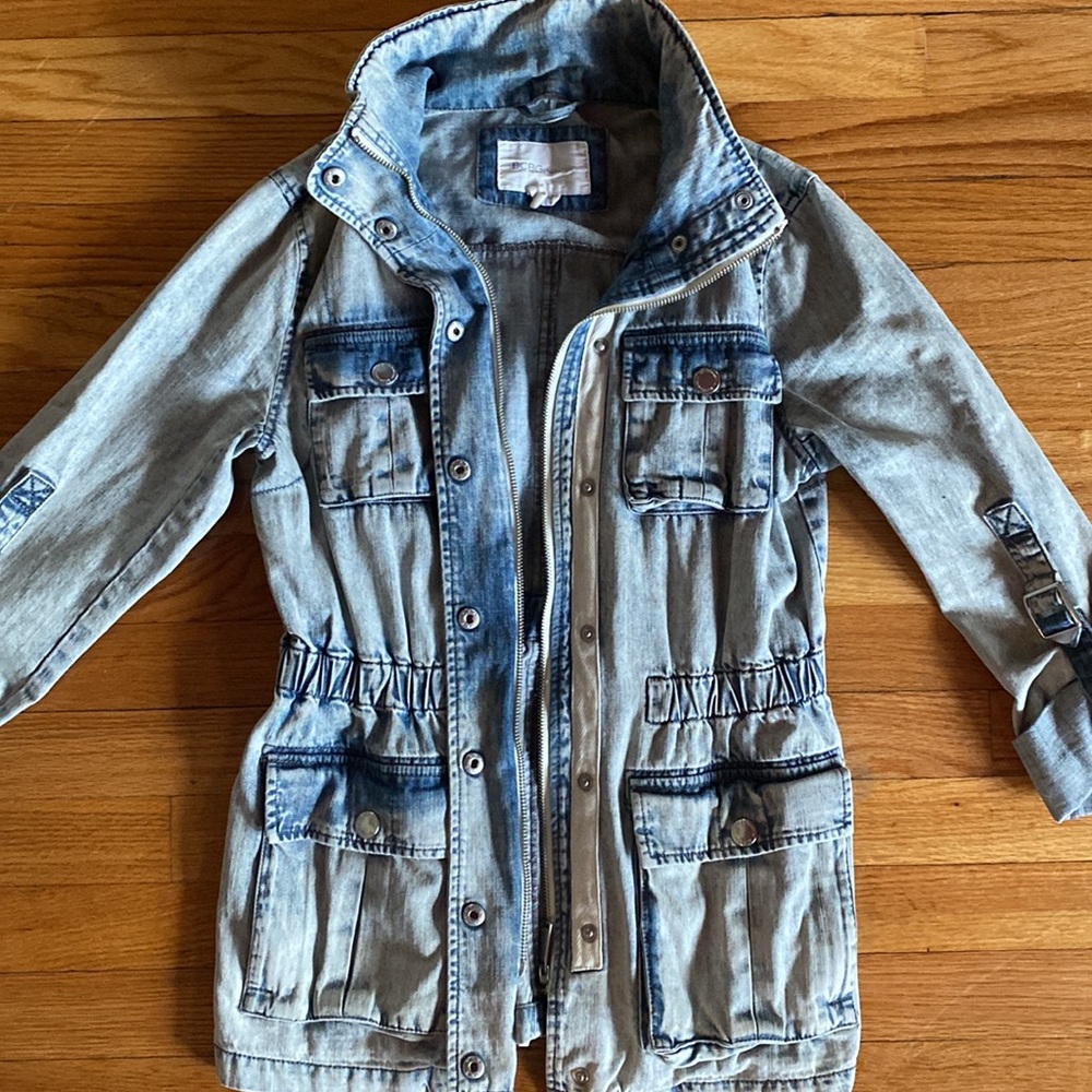 Bcbg Generation Fitted Jean Jacket - image 2